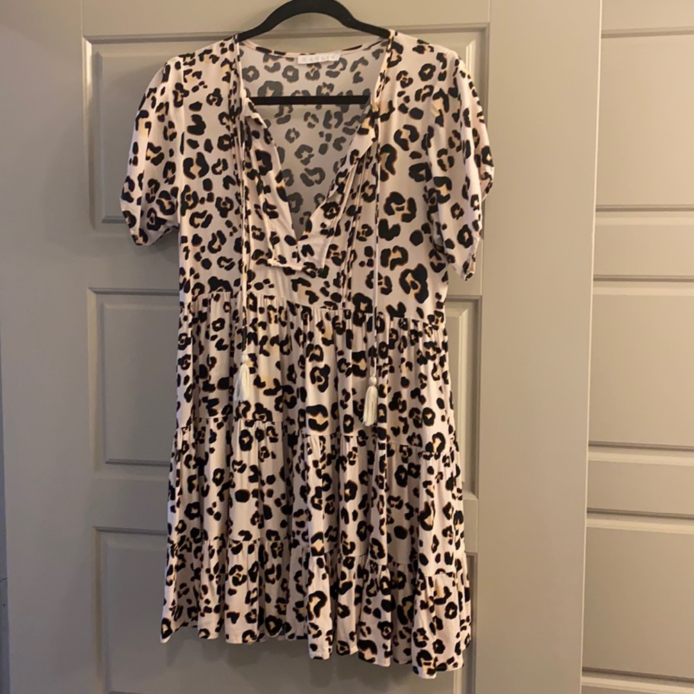 Karlie, size small, cheetah print dress